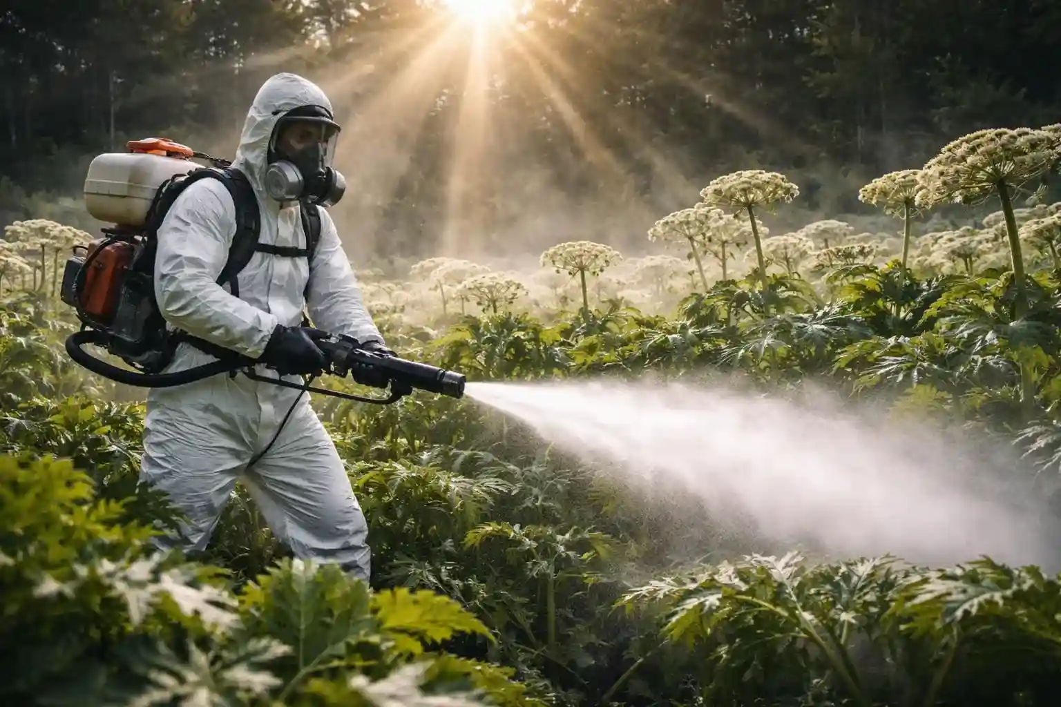 Гербицидная обработка от борщевика Сосновского